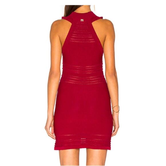FOR LOVE AND LEMONS Knitz Rivington Bodycon Dress red medium - Picture 3 of 9